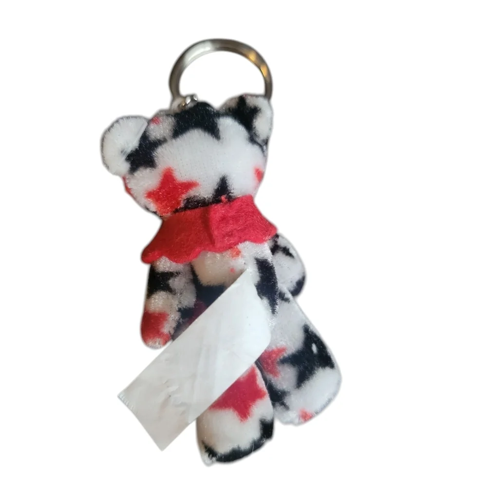 Colorful Teddy Bear Keychain